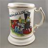 Image 1 : Steam Locomotive Mustache Mug Made in Japan 4.5"