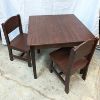 Image 1 : Children's Wood Table & 2 Chairs from KidKraft