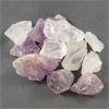 Image 1 : Lot of Raw Clear Quartz & Amethyst Crystals 