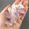 Image 2 : Lot of Raw Clear Quartz & Amethyst Crystals 
