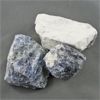 Image 2 : Lot of Raw Howlite & 2 Sodalite Specimens 