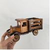 Image 3 : Set of 2 Vintage Wooden Trucks