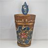 Image 2 : Hand Painted Wood Umbrella Stand from Germany