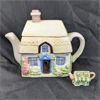 Image 1 : Full Size & Mini Trinket Vintage Cottage Teapots