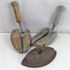Image 2 : Lot of Vintage Sad Irons & Shoe Stretchers 