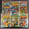 Image 1 : Set of Captain Marvel Comics No. 47, 48, 49, 51, 54 and 55 - 1976 - 78