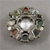Image 2 : Beautiful Multi Gemstone Vintage Miracle Brooch