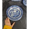 Image 6 : AMAZING!  Set of Churchill England Blue Willow China Made in Staffordshire England