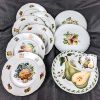 Image 1 : Set of 11 fine Bone China Fruit Plates & Cup 