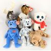 Image 1 : Set of 6 TY Beanie Babies with Tags (1 is a Beanie Boo)