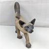 Image 1 : Animal Classic Siamese Walking Cat Statue