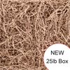 Image 1 : NEW 25lb Box of Kraft Shredded Paper Basket Fill 