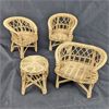 Image 1 : Wicker Dollhouse Furniture Set 