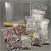 Image 1 : Large Set of Bead & Jewelry Making Supplies 