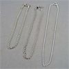 Image 1 : Set of 2 Sterling Silver Bracelets & 1 Sterling Anklet
