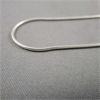 Image 4 : Set of 2 NEW 925 Sterling Silver Chains - 22" Long Curb & 16" Snake