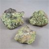 Image 2 : Set of 3 Peridot Crystal Geodes from Arizona USA