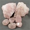 Image 1 : Lot of Raw & Polished Rose Quartz