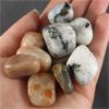 Image 2 : Lot of Polished Rainbow Moonstone, Peach Moonstone & Sunstone 