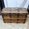 Image 1 : Large Wooden Steamer Trunk 