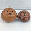 Image 2 : Set of 2 Gourd Owl Ornaments