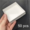 Image 1 : Lot of 50 New Cardboard Boxes With Clear Plastic Tops 
