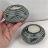 Image 1 : Set of 2 Soapstone Candle Holders