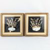 Image 1 : Set of 2 Shadow Box Sea Shell Art Picture Frames 