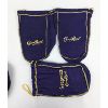Image 2 : Lot of 7 Crown Royal Purple & Gold Drawstring Bags