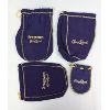 Image 3 : Lot of 7 Crown Royal Purple & Gold Drawstring Bags