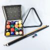 Image 1 : Set of Pool Balls, Rack & Pool Cue 48"