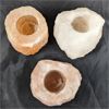 Image 1 : Lot of 3 Himalayan Salt Candle Holders