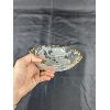 Image 2 : Set of 3 Floral Gold Trim Glassware - Platter & Two Bowls 