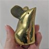 Image 1 : Cute Little Brass Mouse Statue 