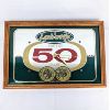 Image 1 : Labatt's 50 Ale Mirrored Bar Clock 