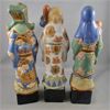 Image 2 : Set of 3 Chinese Mudmen Figurines 7.5" tall