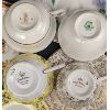 Image 2 : Set of 12 Tea Cups & Saucers - Various Makers