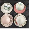 Image 6 : Set of 12 Tea Cups & Saucers - Various Makers