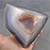 Image 4 : Agate Crystal Geode Polished Stand Up - Brazil