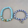 Image 4 : Set of 5 Protection Bracelets - Greek Evil Eye, Hamsa Hand, Black Onyx