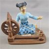 Image 1 : Woman Spinning Wool Figurine from Kyawzin Myanmar