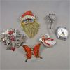 Image 1 : Set of 5 Brooches (2 are 'Butler') and Walt Disney Watch by Lorus