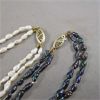 Image 3 : Set of 2 Chains 14KGP and 2 Fresh Water Pearl Necklaces with 14KGP Clasps