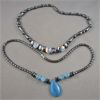 Image 1 : Set of 2 Hematite Necklaces