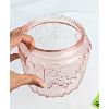 Image 4 : Vintage Pink Mayfair Open Rose Cookie Jar – Anchor Hocking Pink Depression Glass