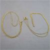 Image 1 : Set of 2 NEW 14KGP over Sterling Silver Chains
