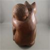 Image 4 : Wooden Carving of Woman and Cat Embrace