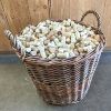 Image 1 : Large Decorative Wicker Basket of Wine Corks 20" x 16"