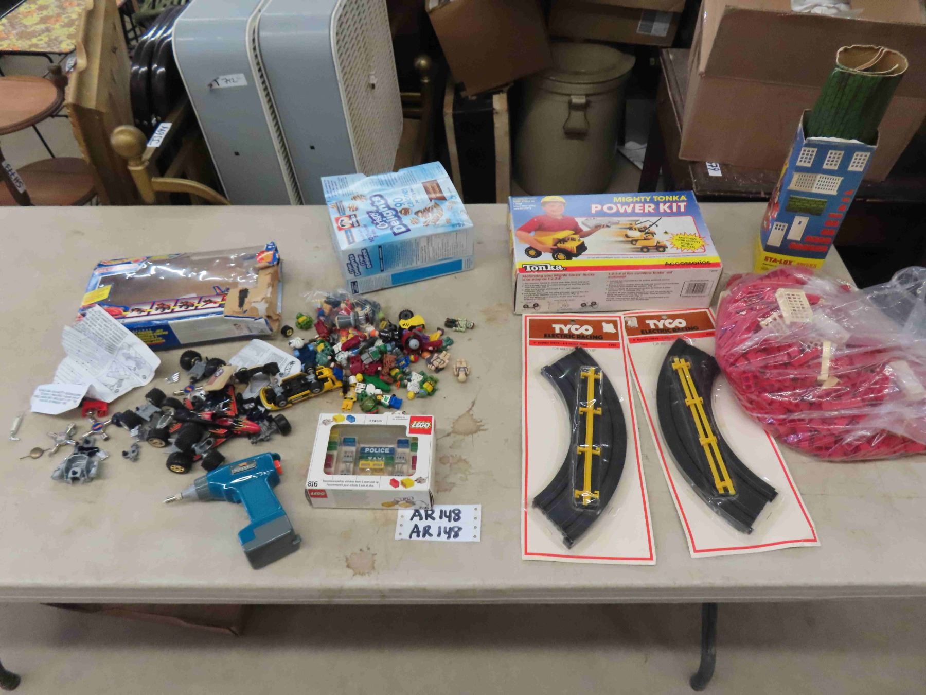 2 Tyco Race Track Parts on Cards, Mighty Tonka Power Kit, Sta Lox ...