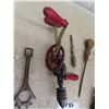 Image 2 : Vintage Hand Drill, Bit Brace, Old Wrenches, plus more